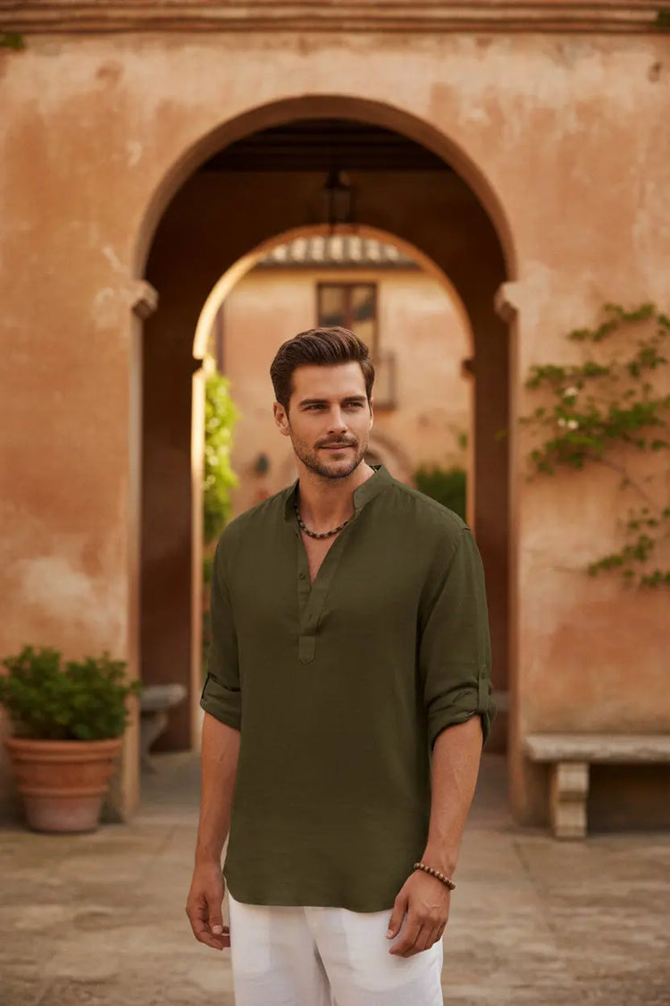 The Linen Button-Down KEMETIX