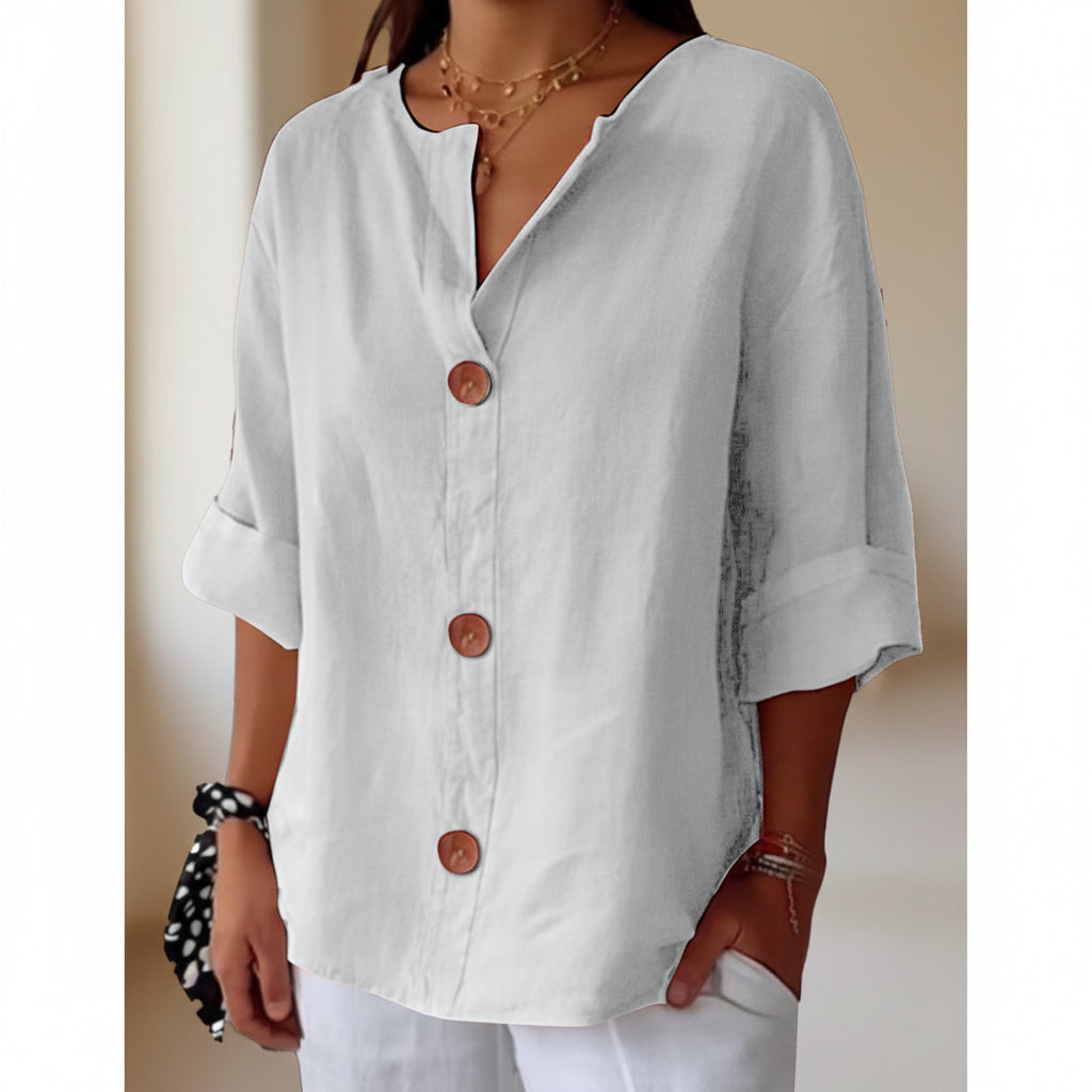 The Breeze Linen Blouse