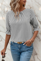 Classic Striped Blouse