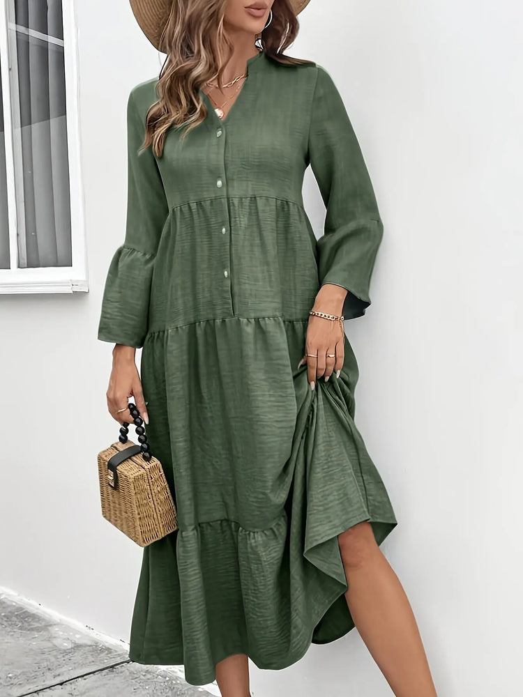Tiered Midi Dress KEMETIX