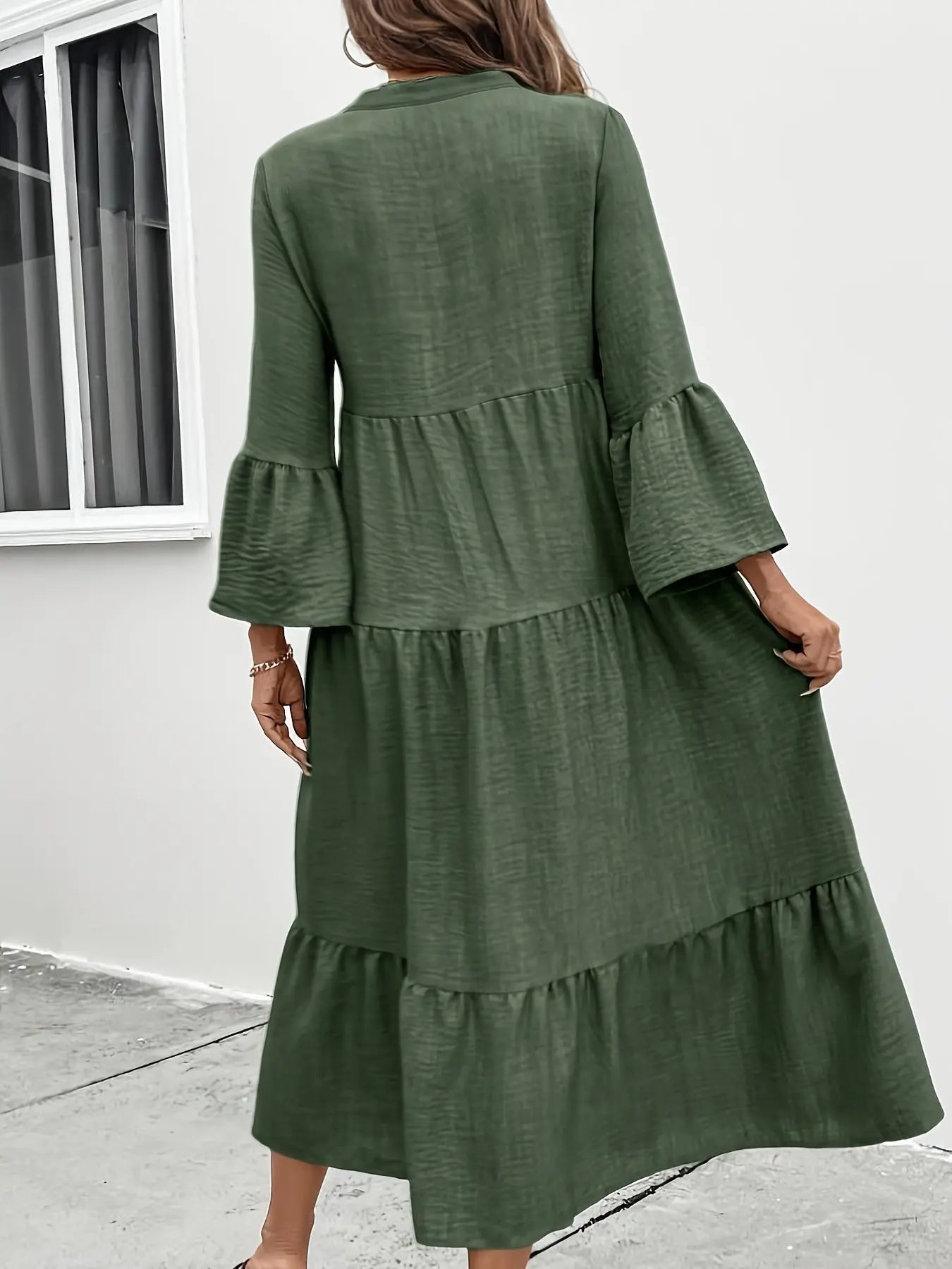 Tiered Midi Dress KEMETIX