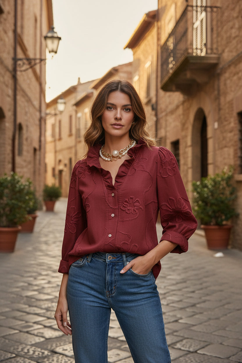 The Lace Bloom Blouse