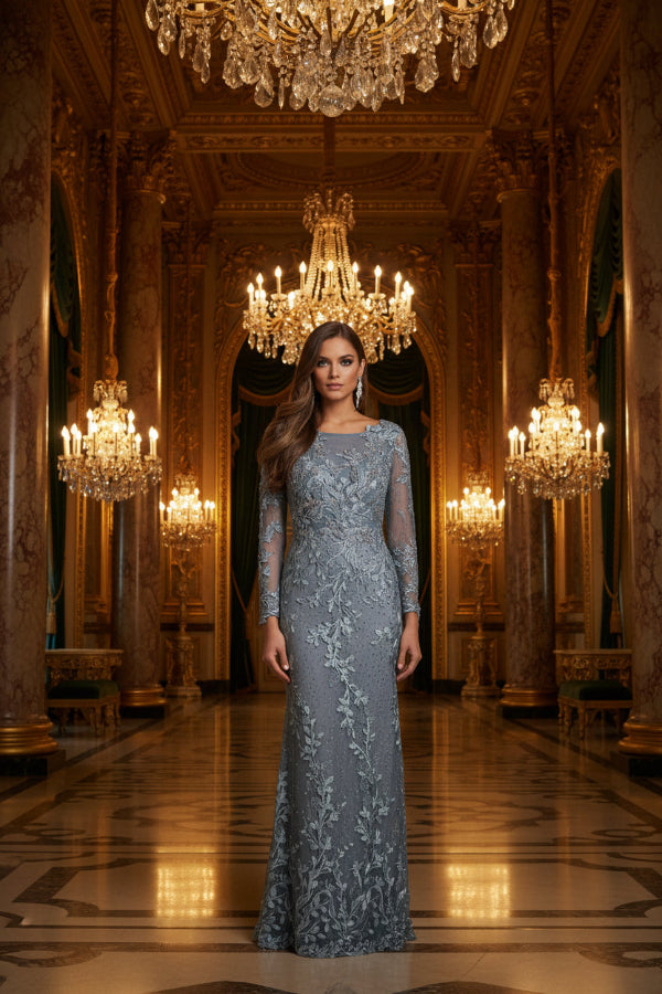 The Lace Appliqué Dress