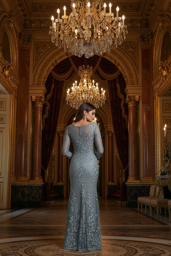 The Lace Appliqué Dress