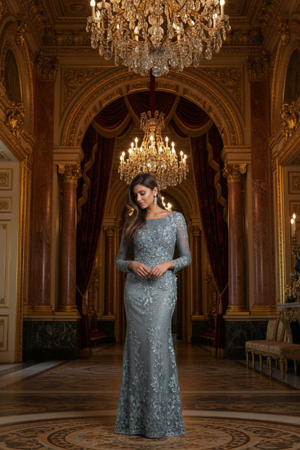 The Lace Appliqué Dress