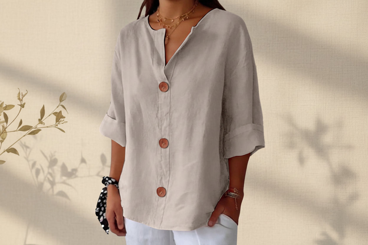 The Breeze Linen Blouse