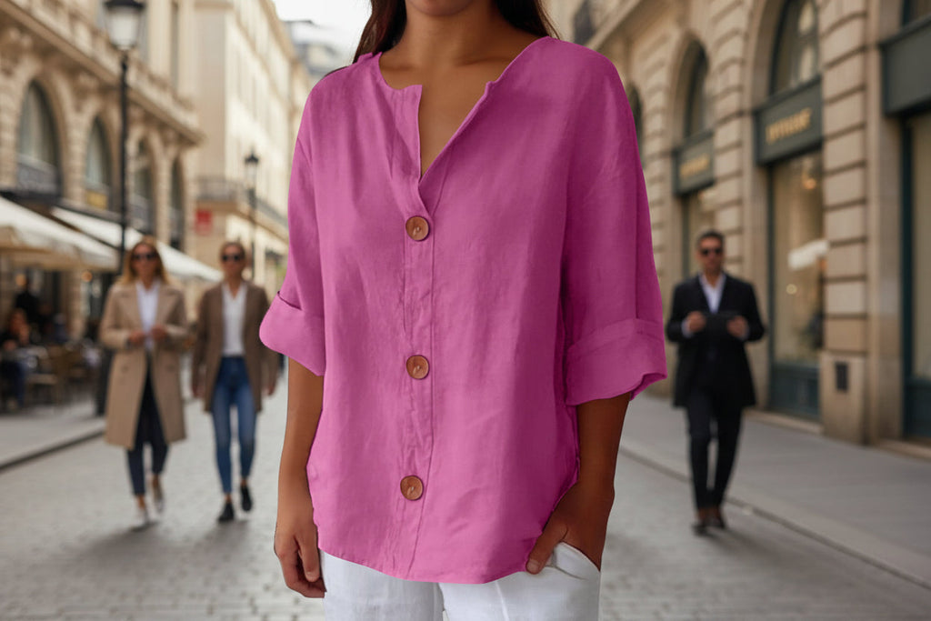 The Breeze Linen Blouse