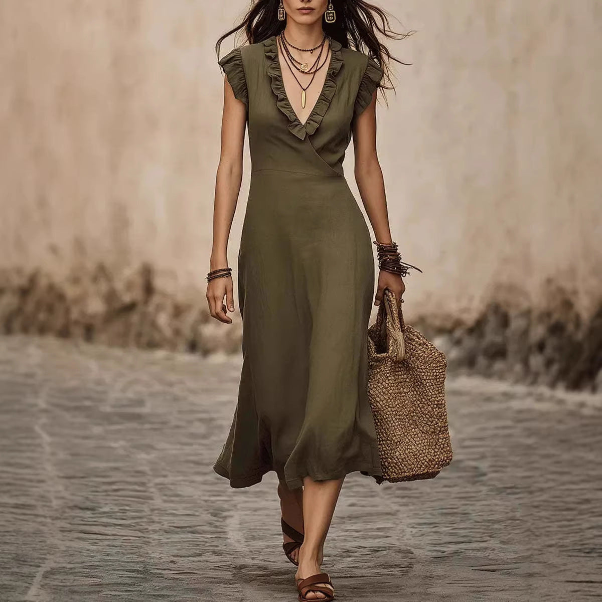 The Ruffle Midi