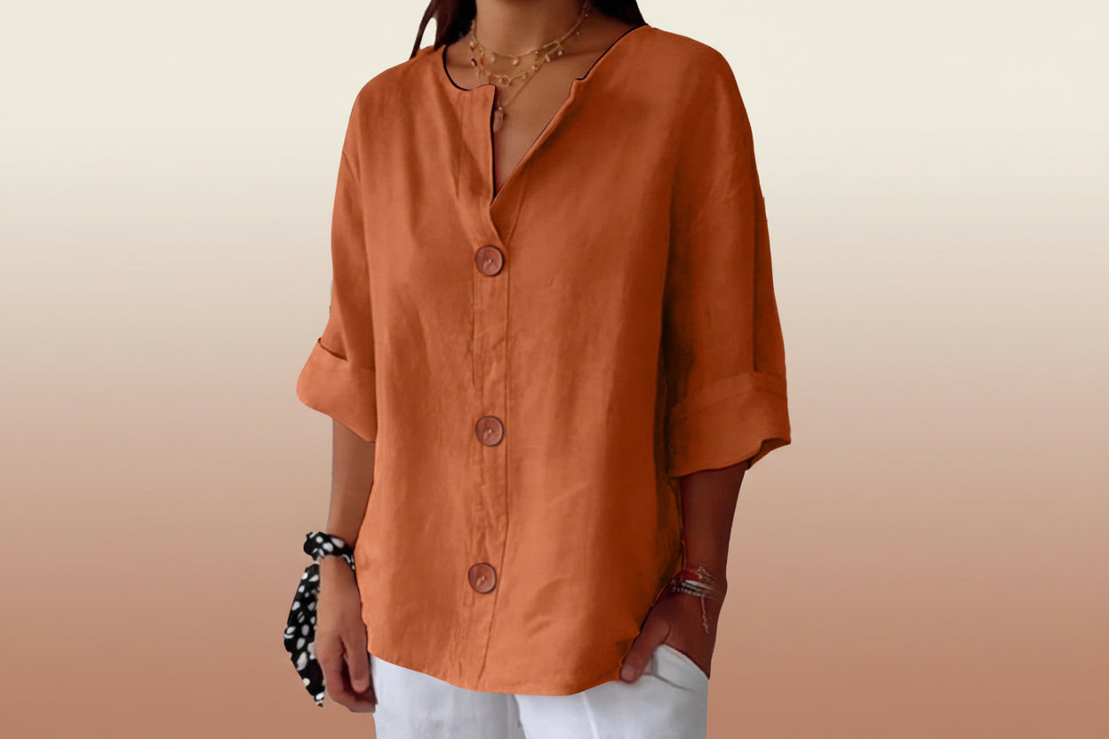 The Breeze Linen Blouse
