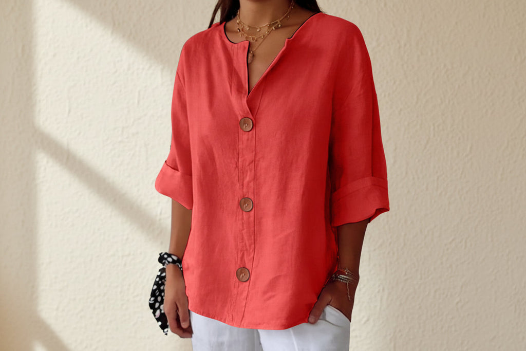 The Breeze Linen Blouse