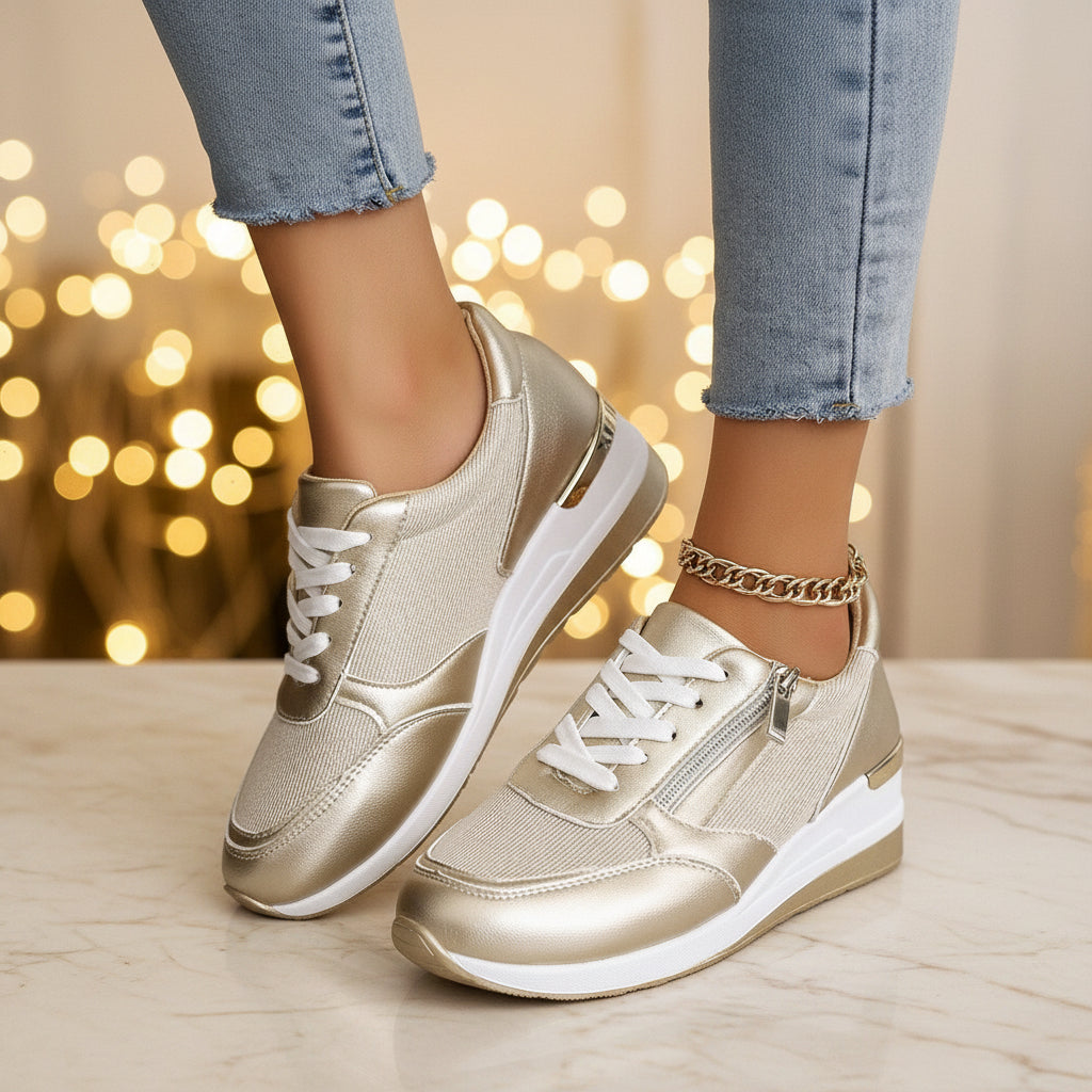 Metallic Sneakers