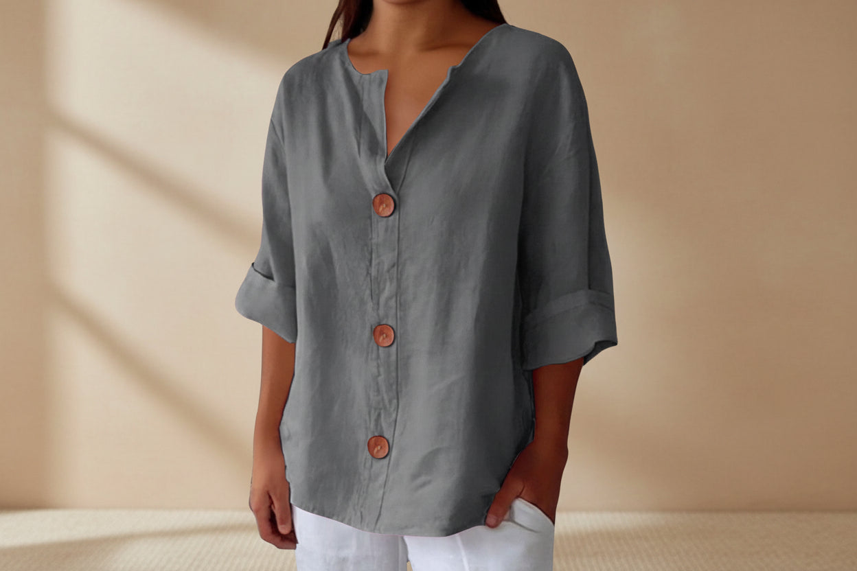 The Breeze Linen Blouse