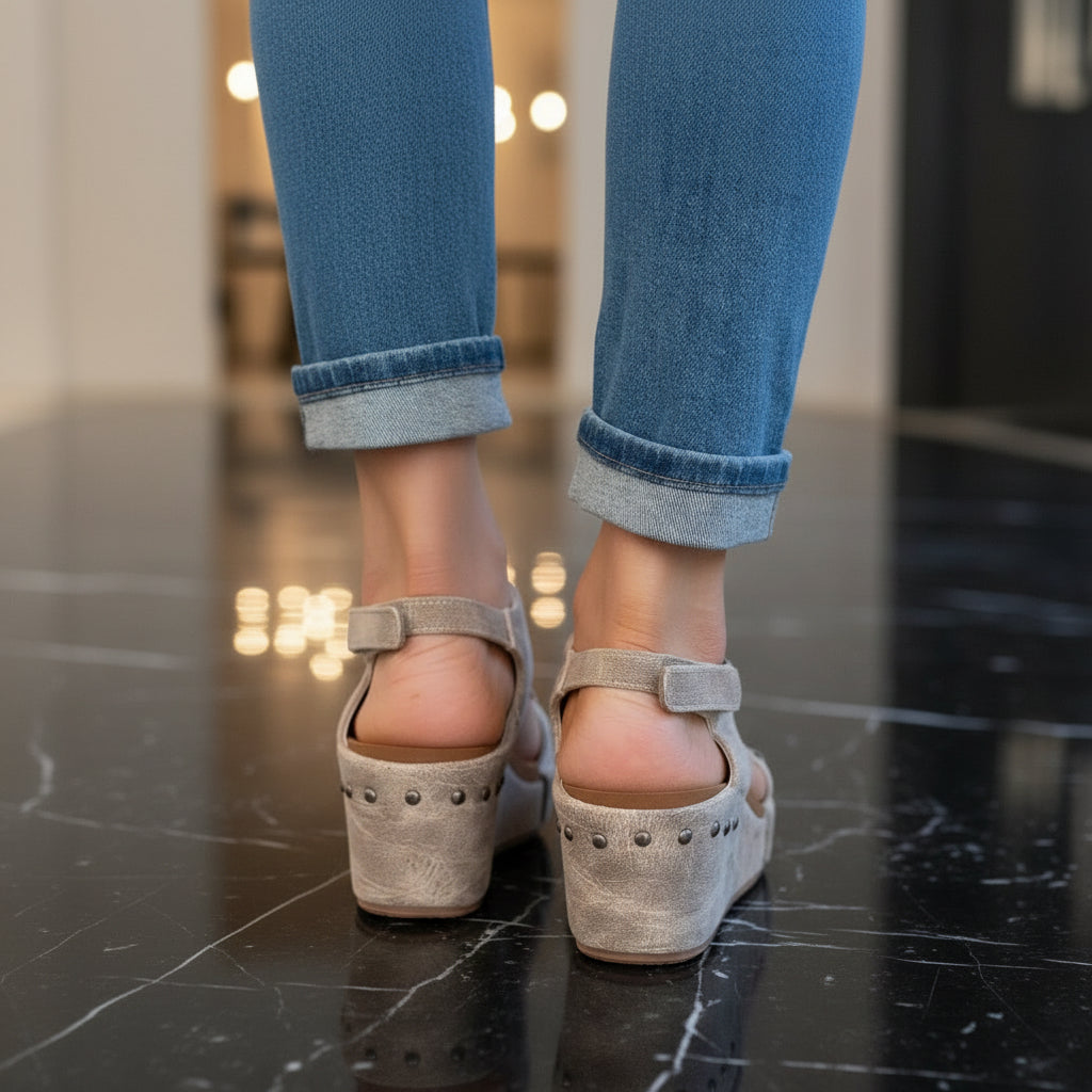 The Earth Wedge Sandal