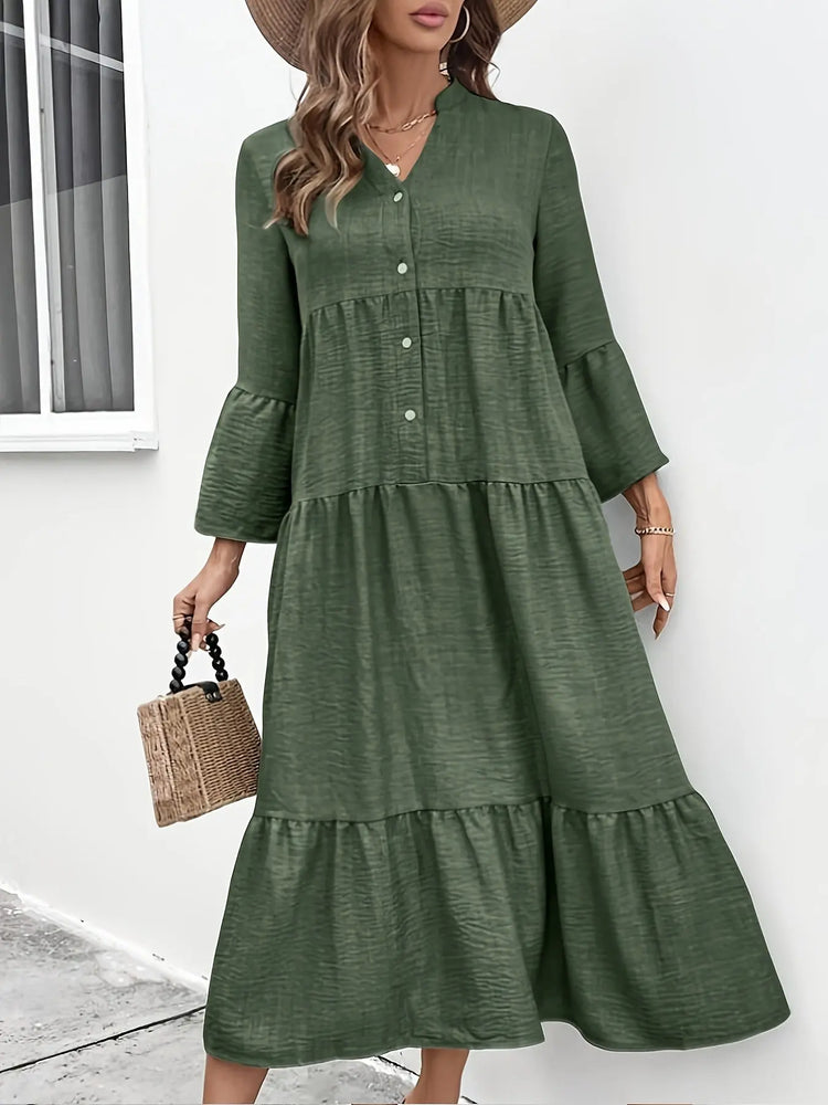 Tiered Midi Dress KEMETIX