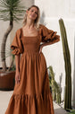 Almeria Linen Dress KEMETIX