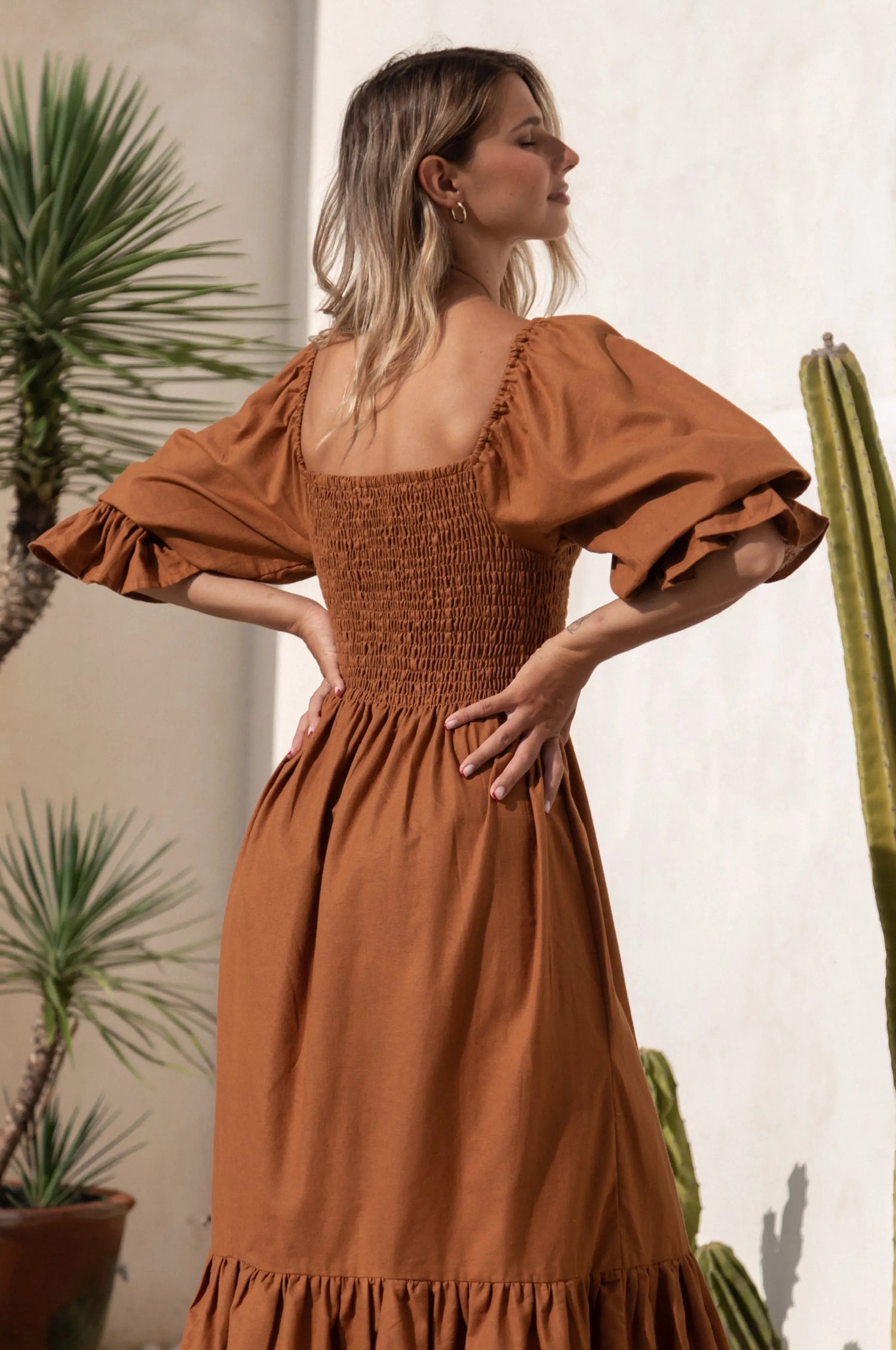 Almeria Linen Dress KEMETIX