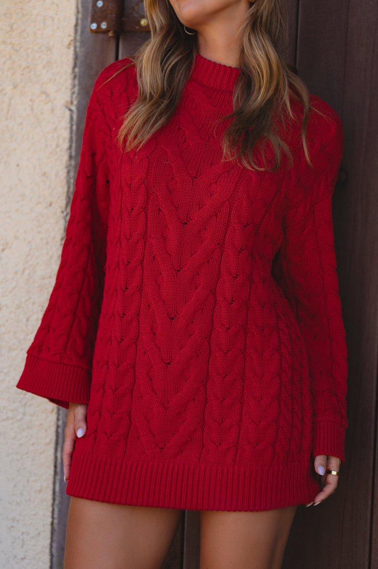 Cable Knit Dress KEMETIX
