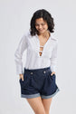 White Cotton Shirt KEMETIX