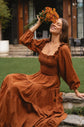 Evangeline Linen Dress KEMETIX