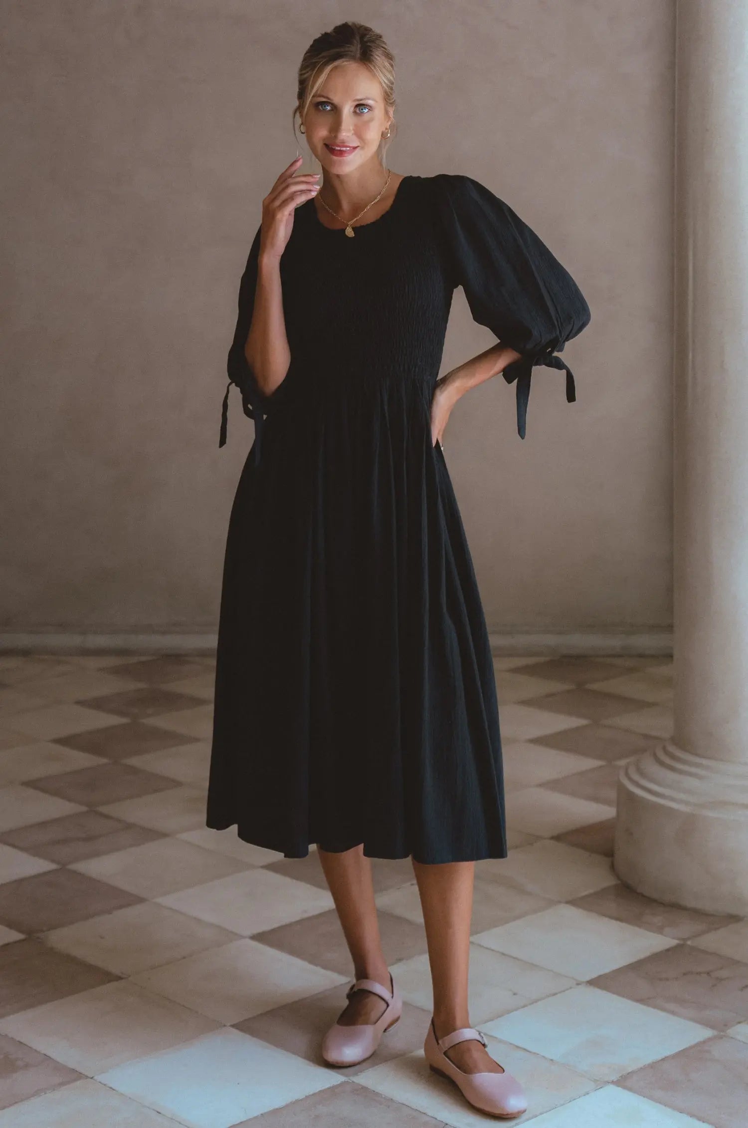 Freya Linen Dress KEMETIX