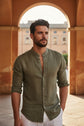 Terra Bloom Linen Shirt