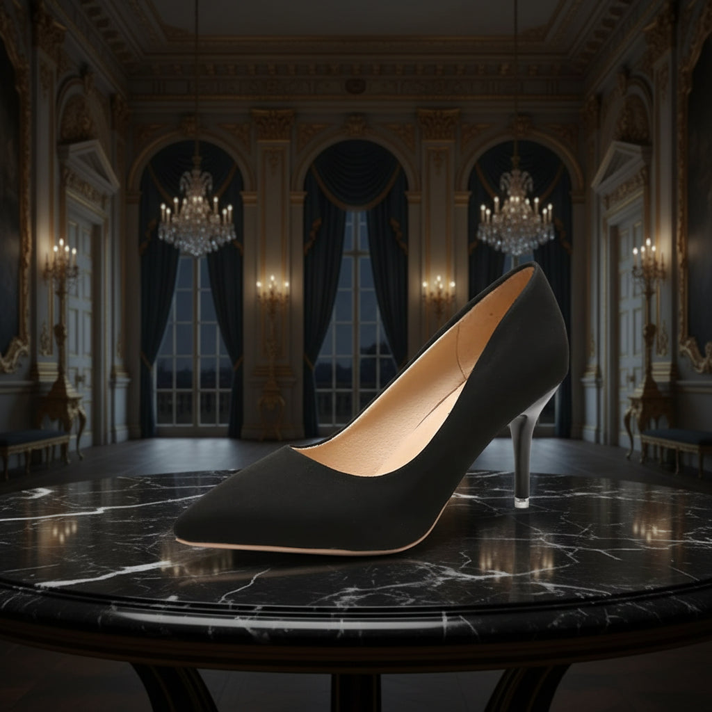 Suede Pointed Heels