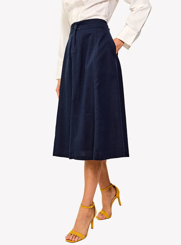 Cedros Linen Skirt KEMETIX