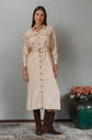 Marcelle Belted Shirt Dress KEMETIX