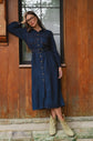Marcelle Belted Shirt Dress KEMETIX