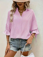 Classic Striped Blouse