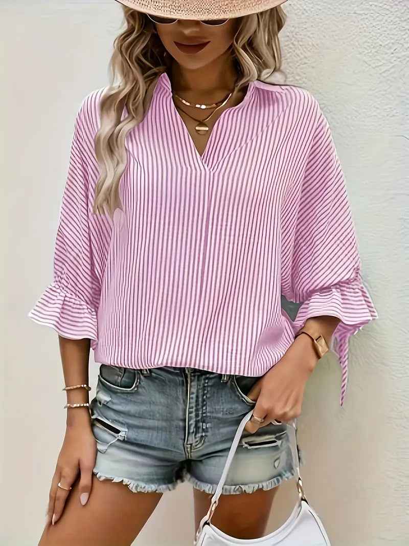 Classic Striped Blouse