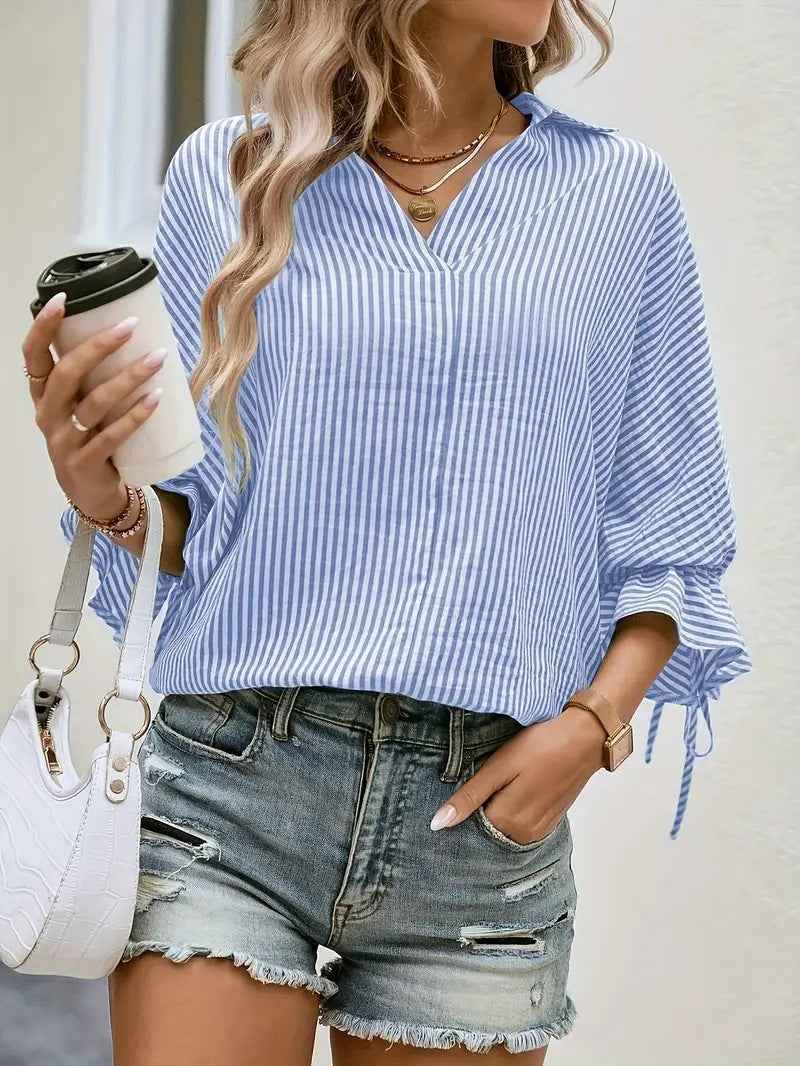 Classic Striped Blouse
