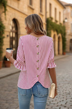 Classic Striped Blouse