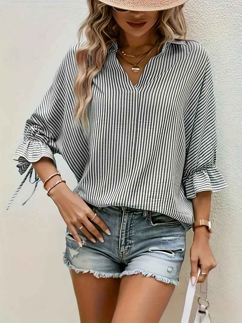 Classic Striped Blouse
