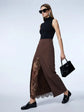 Brown Lace Skirt KEMETIX