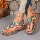 Mosaic Wedge Sandals