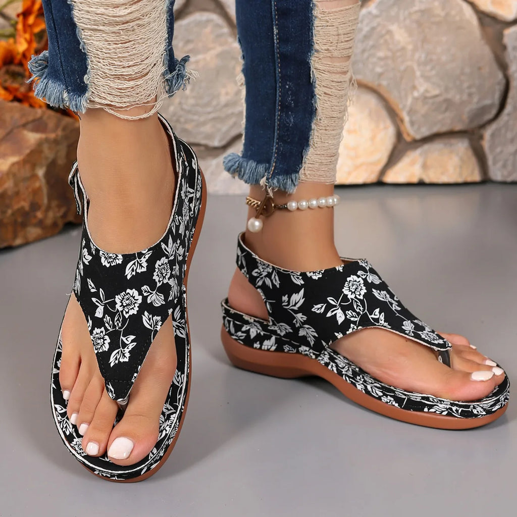 Mosaic Wedge Sandals