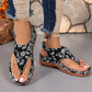 Mosaic Wedge Sandals