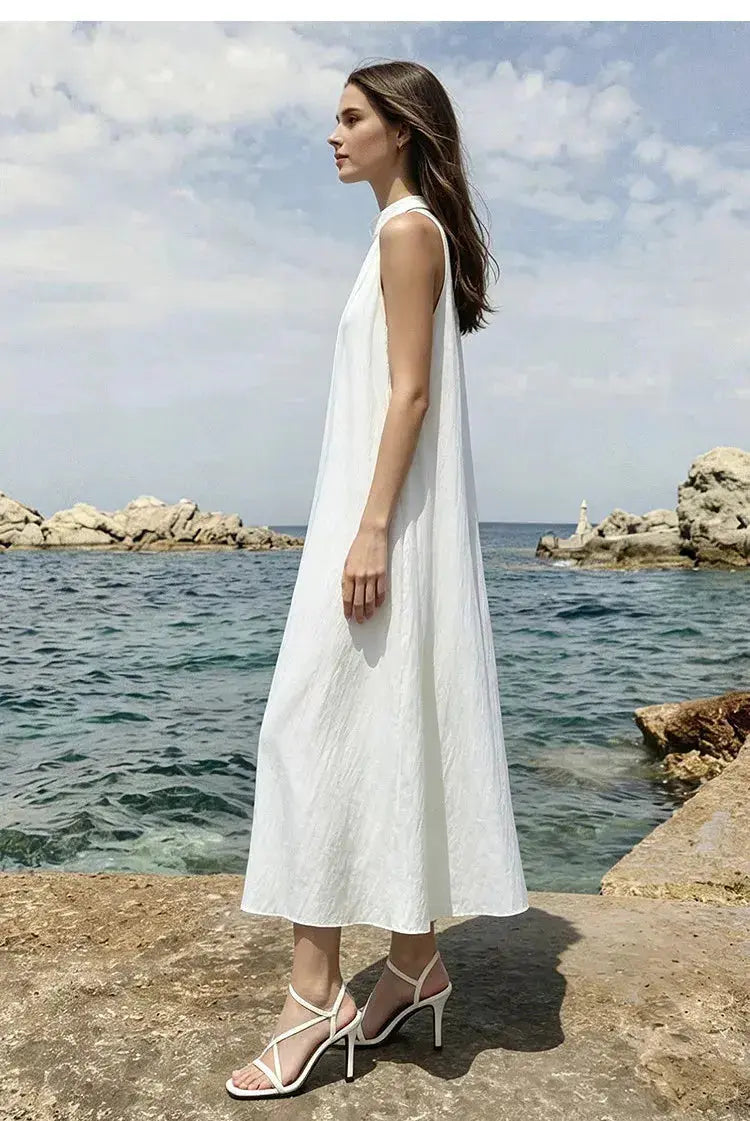 Amii Linen Dress KEMETIX