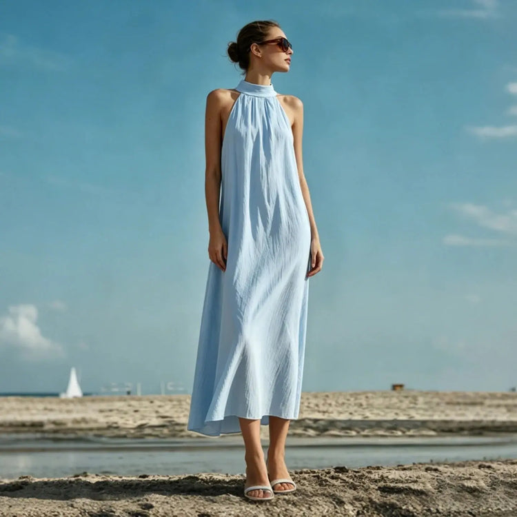 Amii Linen Dress KEMETIX