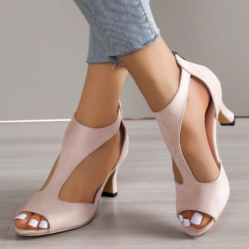The Leather Block Heel