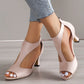 The Leather Block Heel