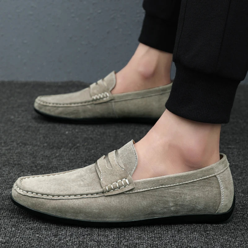The Suede Moccasin