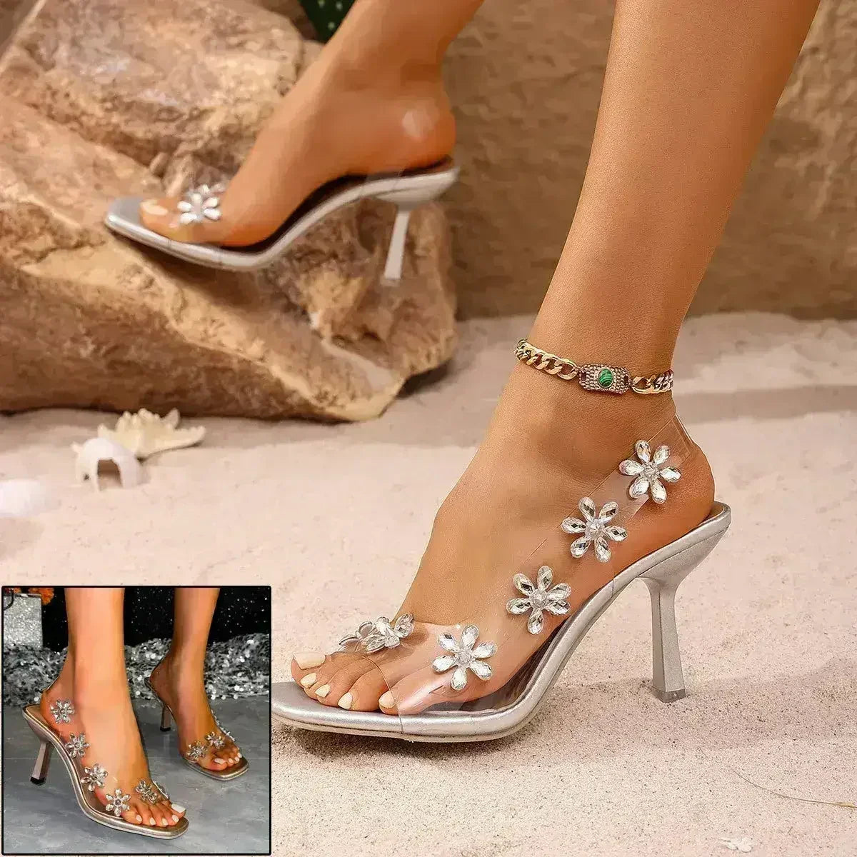 Floral Slingbacks