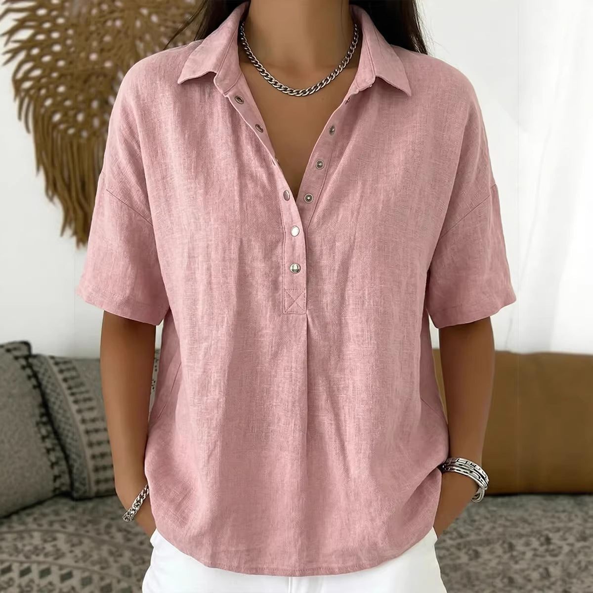 The Breezy Button Shirt