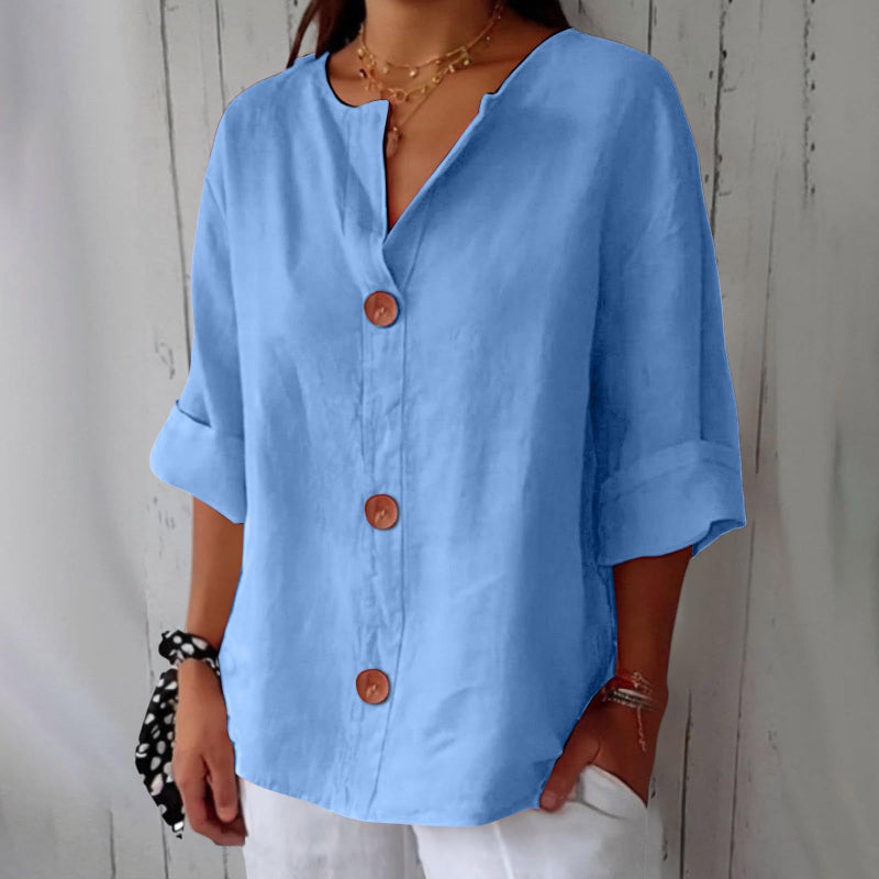 The Breeze Linen Blouse