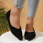 The Suede Pointed Flat