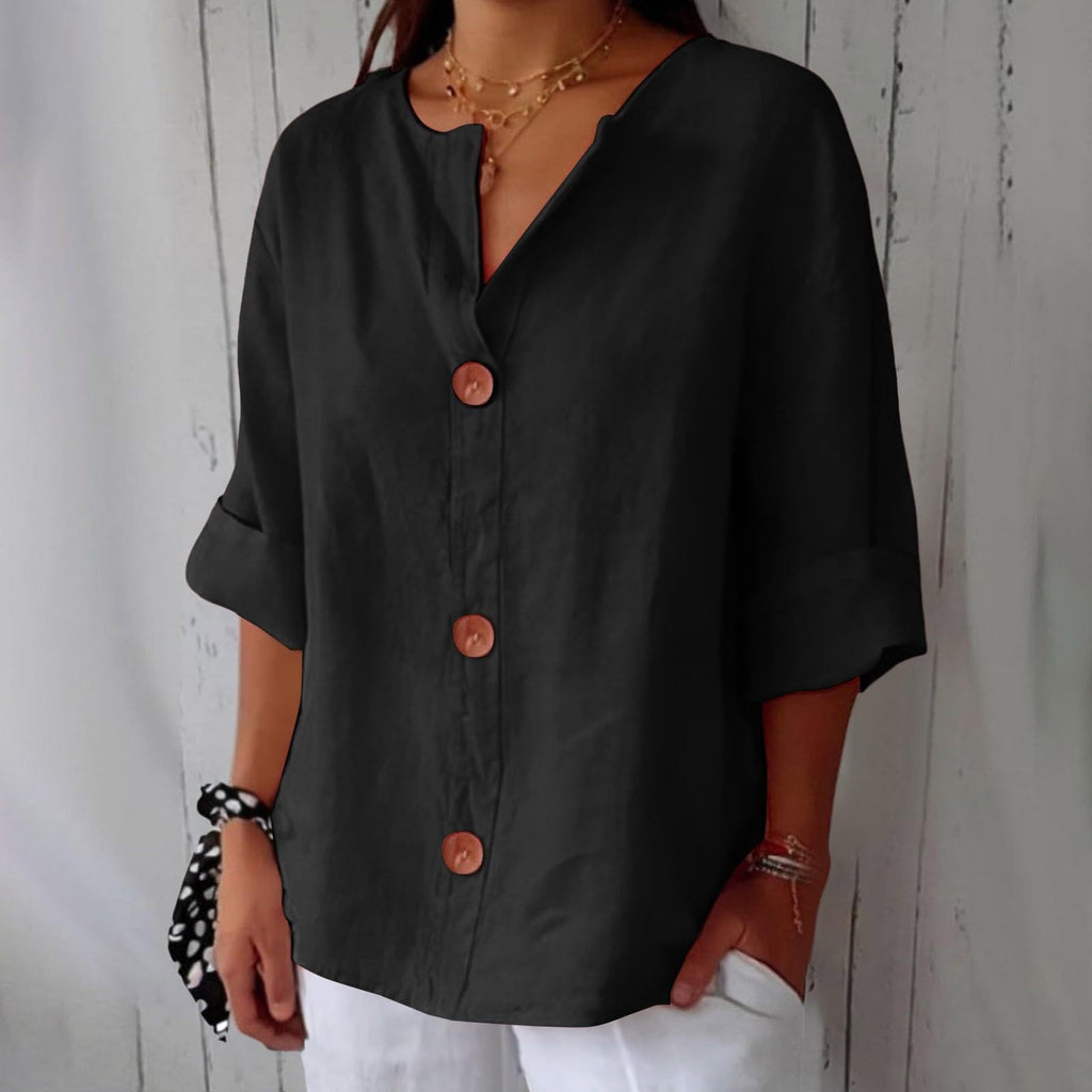 The Breeze Linen Blouse