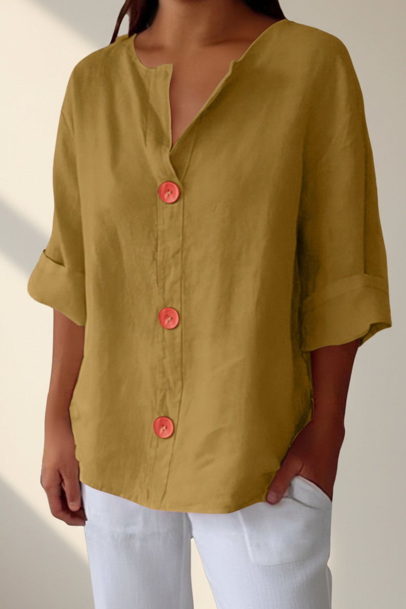 The Breeze Linen Blouse