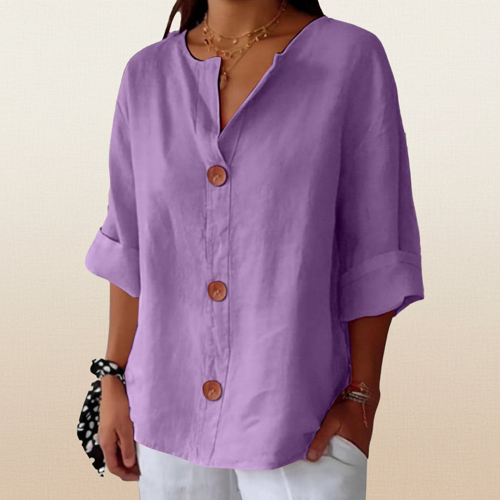 The Breeze Linen Blouse
